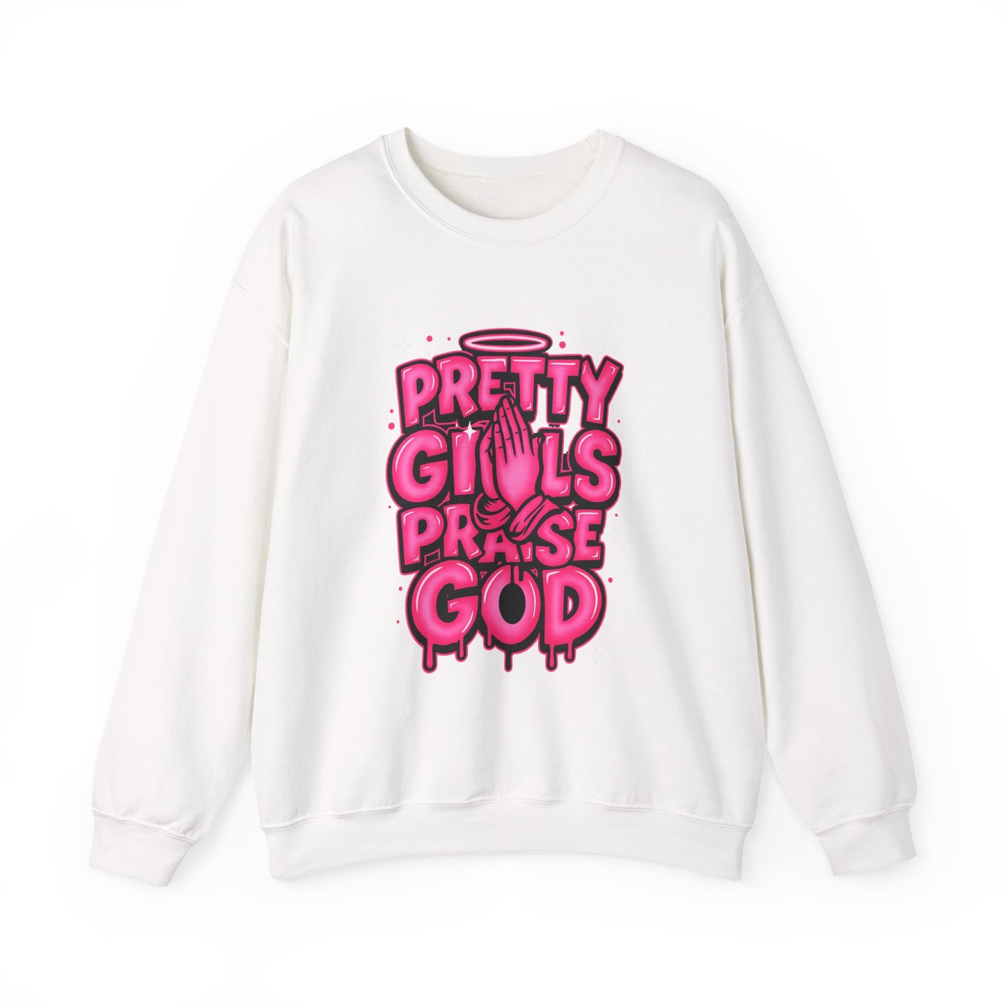 Pretty Girls Praise God Crewneck