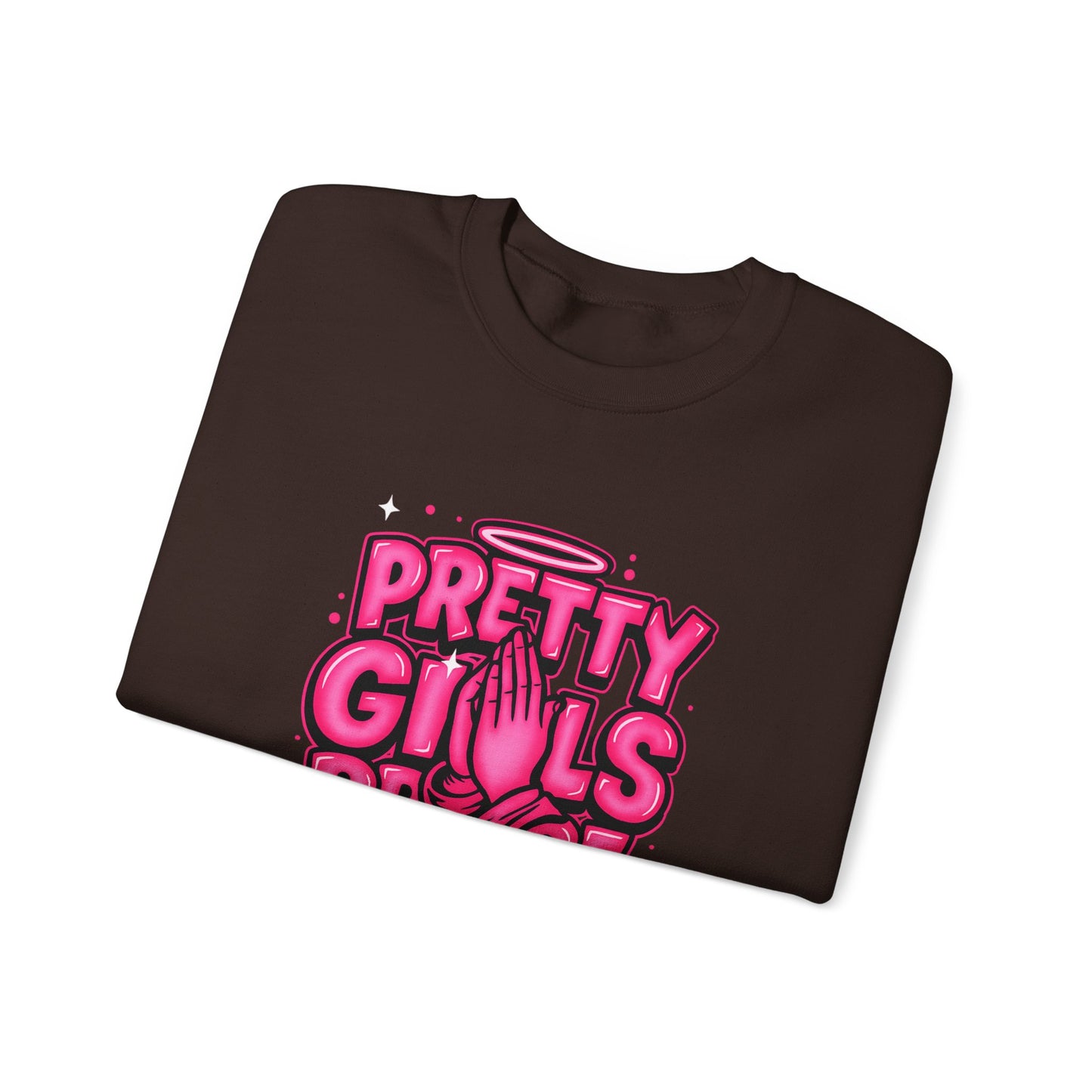 Pretty Girls Praise God Crewneck Chocolate Edition